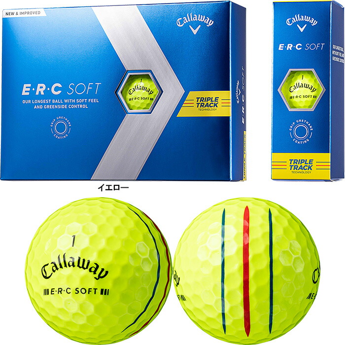 キャロウェイ E・R・C ソフト 2023年モデル ゴルフボール 1ダース
