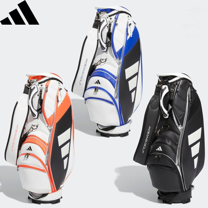 adidas アディダス ゴルフ 8.5型 パフォーマンスロゴ キャディバッグ 