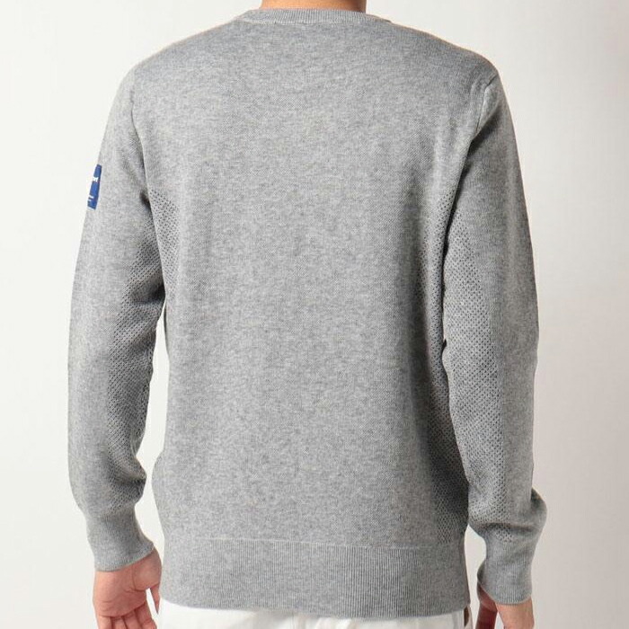 DESCENTE（デサント） ゴルフ 長袖 クルーネックセーター メンズ