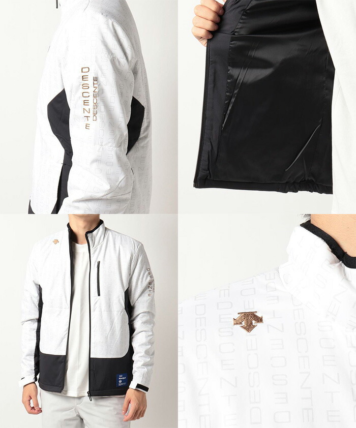 DESCENTE（デサント） ゴルフ 長袖 フルジップ 中わたジャケット