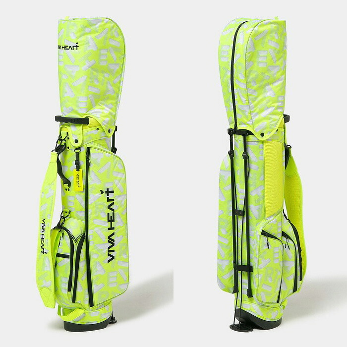 ☆新品未使用☆ビバハート 7.5型 総柄スタンドキャディバッグ Amazon