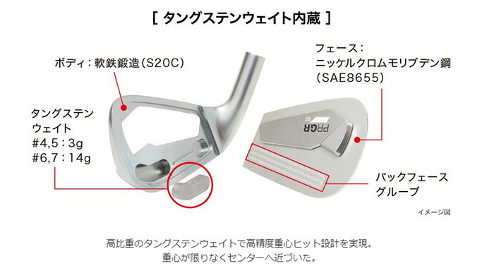 PRGR 02 (2020) アイアンセット 6-9 P 5本セット PRGR IRONS】02 アイアン〔#6-PW 5本セット カーボン〕〔2020年