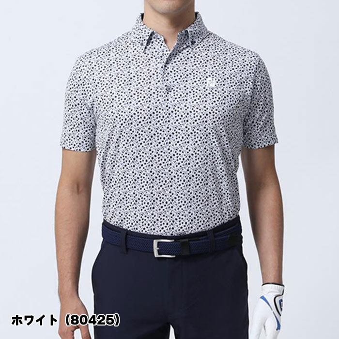 FootJoy（フットジョイ） ゴルフ 半袖ボタン ダウンシャツ スモール