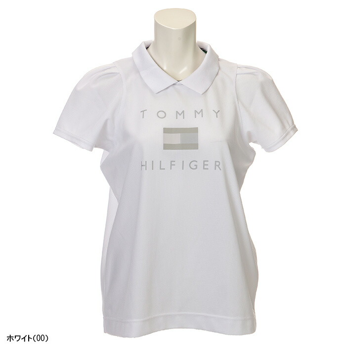 トミーヒルフィガーゴルフ　ホワイトメッシュスカートとトップスセット TOMMY HILFIGER GOLF レディース トミー ヒルフィガー ゴルフ