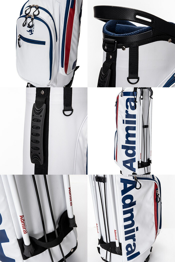 アドミラル スタンドキャディバッグ トリコロール 新品admiral8.5型軽量 アドミラル スタンドキャディバッグ トリコロール 新品admiral8.5型