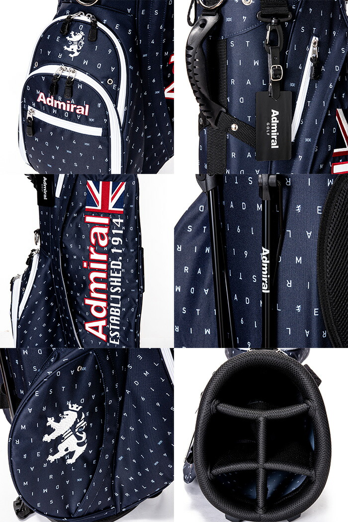 Admiral Golf アドミラルゴルフ 9型 スタンドキャディバッグ