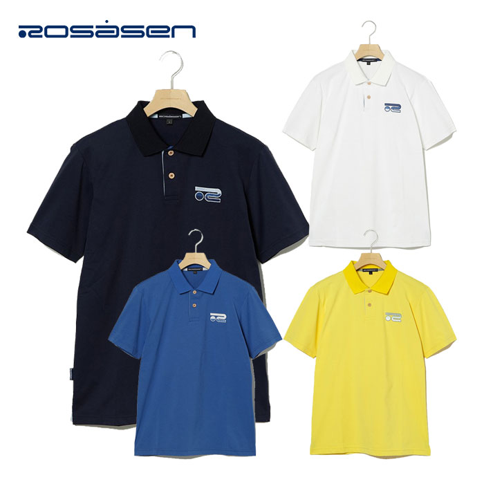 Rosasen ロサーセン ソロナ天竺半袖ポロ 044-28344 : スポーツ