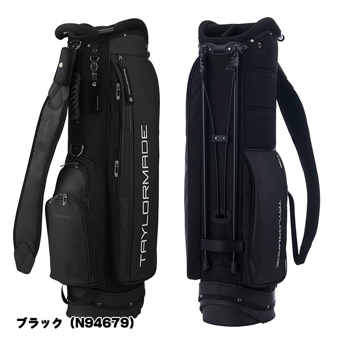 テーラーメード　キャディーバッグ　軽量　スタンド　黒　フードカバーなし TaylorMade - 新品 TaylorMade スタンドキャディバッグ 9.5型