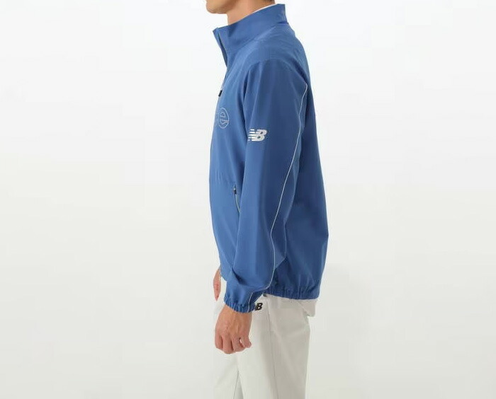 新品 ニューバランス ゴルフ ストレッチ 撥水 長袖 ジャケット 5 (L) 青 New Balance Golf（ニューバランスゴルフ） ニューバランス ゴルフ