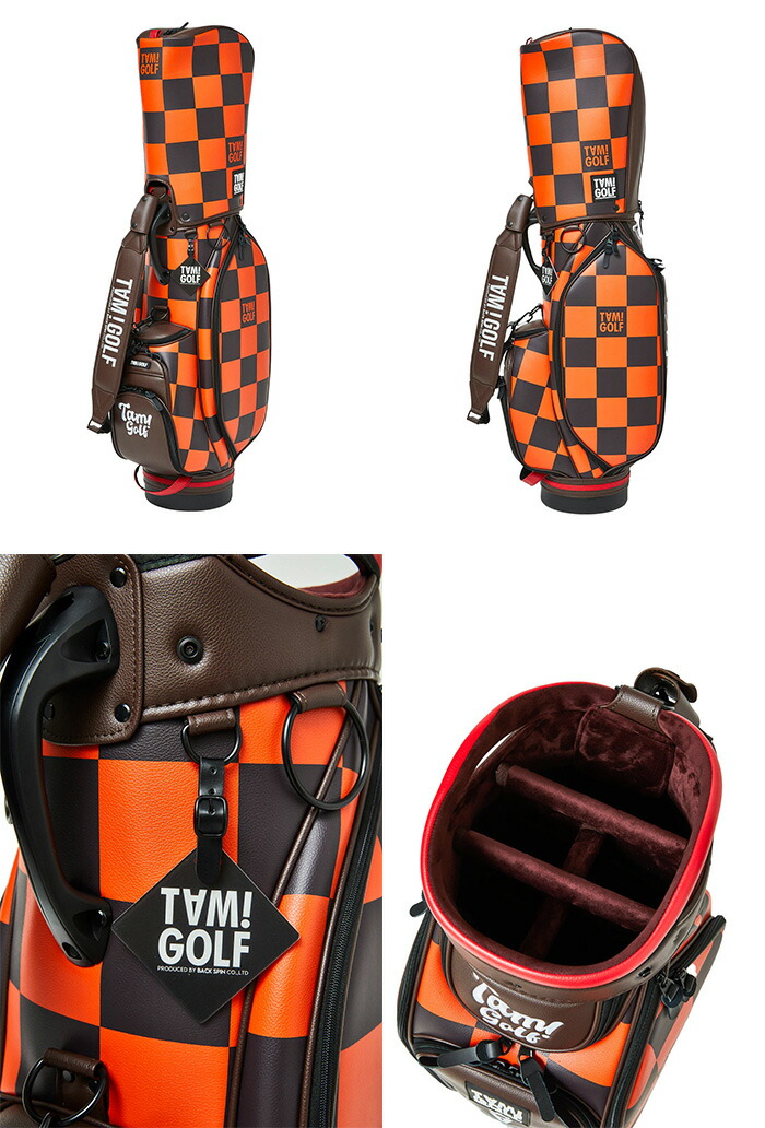 TAM GOLF タムゴルフ キャディバッグ 9.0型 CHECKER CART TYPE CADDIE
