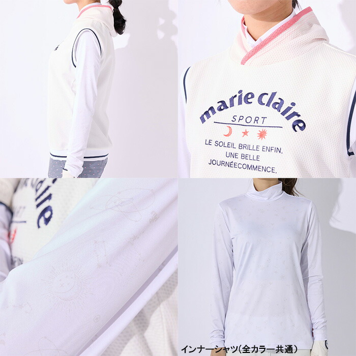 Marie Claire - ベスト（撥水加工）新品タグ付き　羽織　アウトドア 楽天市場】マリクレール ゴルフ（ベスト｜レディースウェア