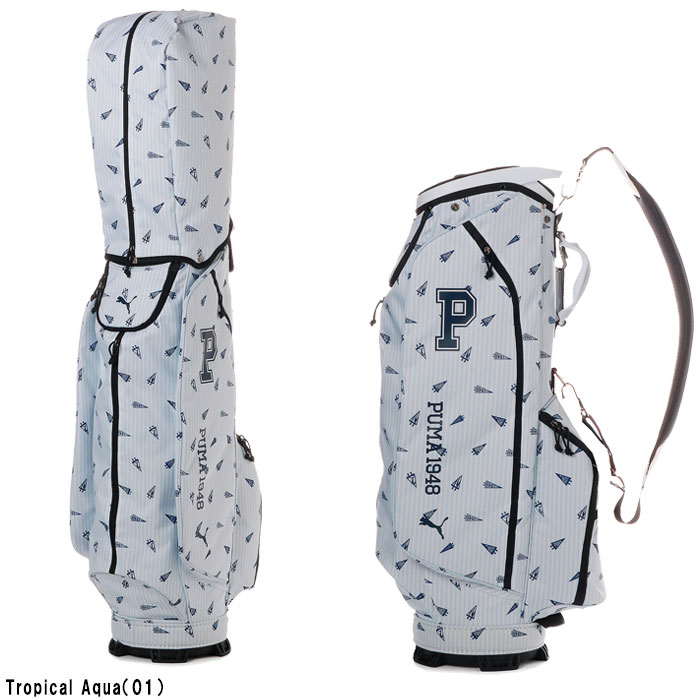 PUMA(プーマ)  ゴルフバック・キャディバック　9.5型 PUMA プーマ 2023 ベーシック 090097 キャディバッグ : つるや