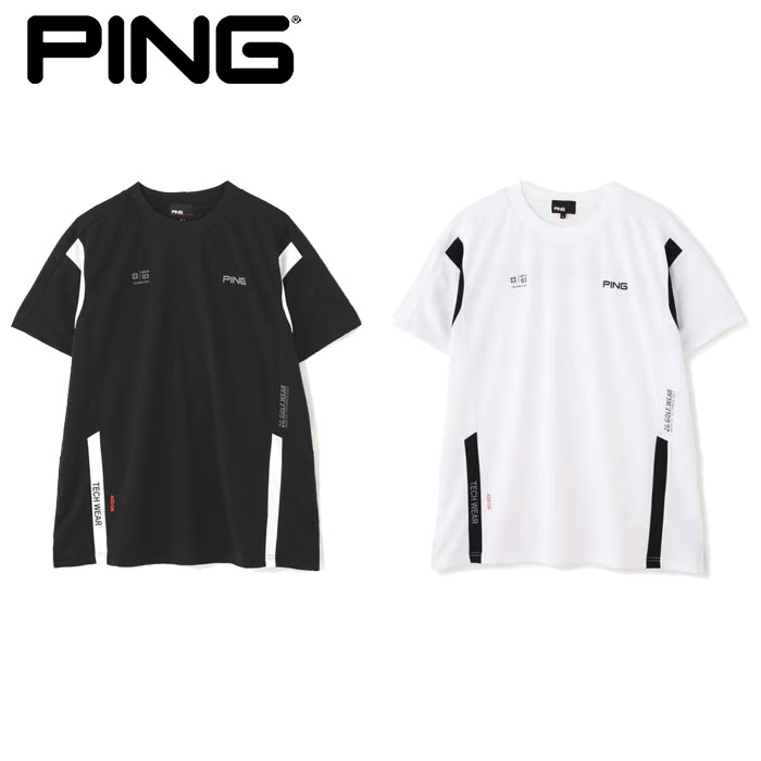 PING ピン アドエルム 半袖 モックネックシャツ プルオーバー メンズL 白 imgrc0090338013.jpg