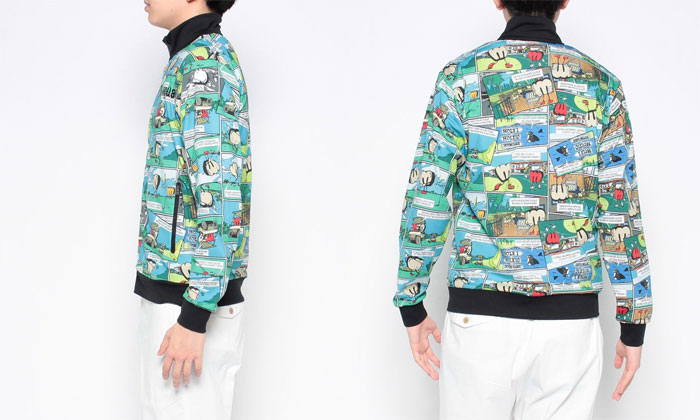 Munsingwear（マンシングウェア） ENVOY エンボイ コミック柄 メッシュ