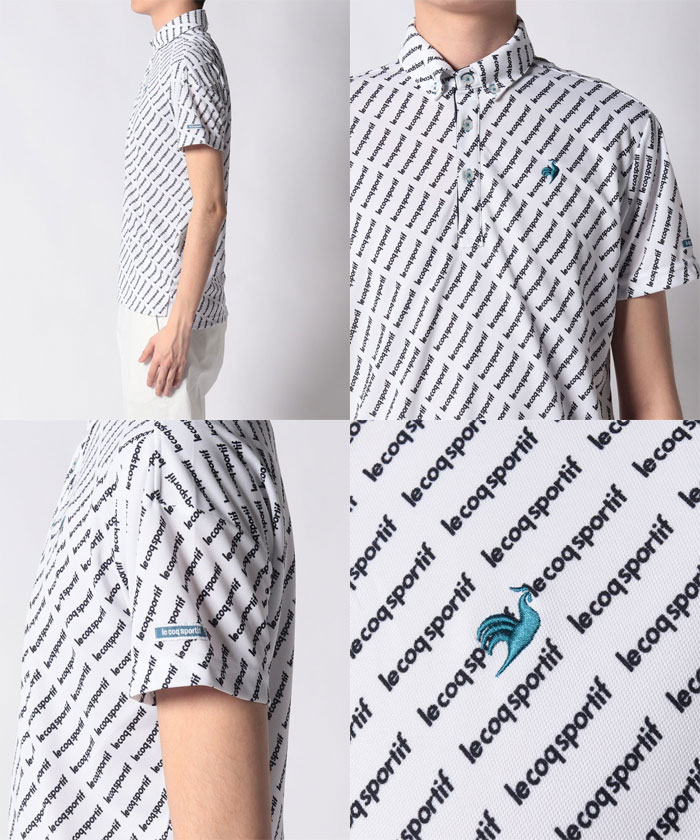 le coq sportif GOLF ルコックスポルティフ ゴルフ ロゴ柄