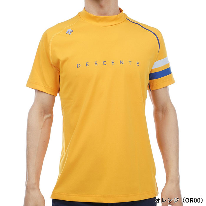 DESCENTE（デサント） ゴルフ トリコット メッシュ モックネック
