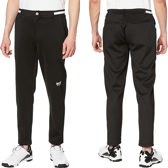 ビームスゴルフ ダンボールニット 9分丈パンツ ブラック XLサイズ NCAA 在庫処分 NCAA GOLF ダンボールニット ストレッチ 9分丈パンツ
