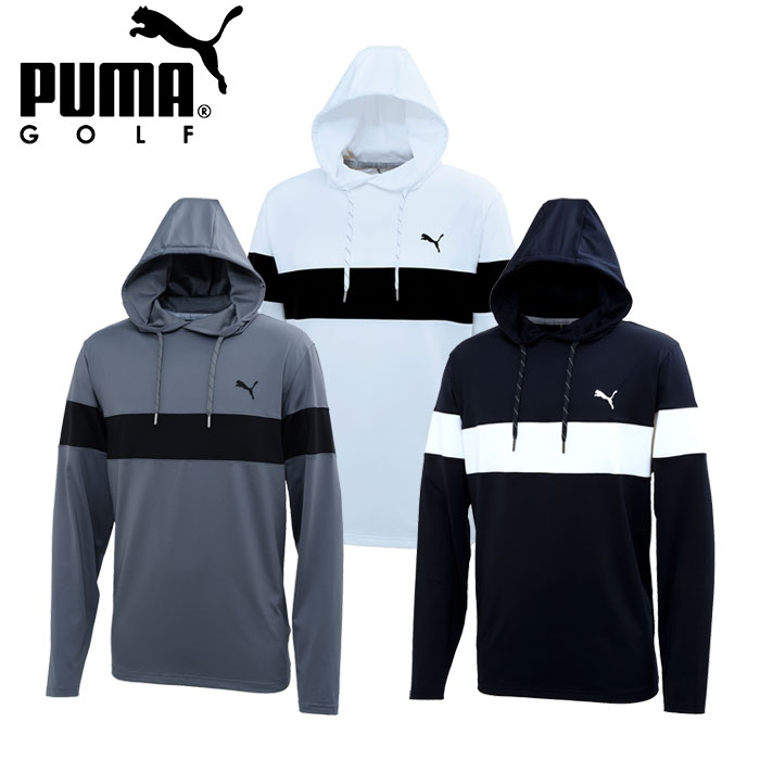 PUMA（プーマ） ゴルフ ストレッチ MATTR カラー ブロックフーディー
