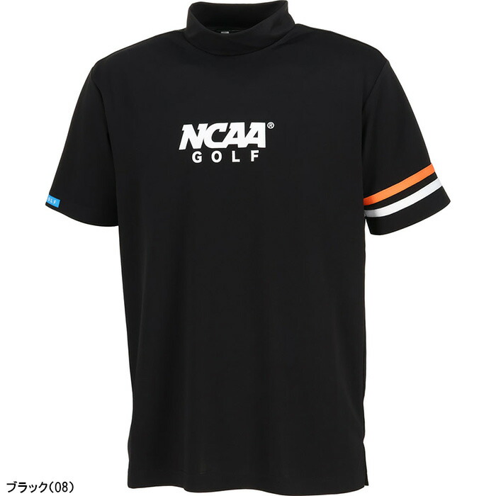 在庫処分 NCAA GOLF 半袖 モックネックシャツ メンズ NG1012 ゴルフウェア｜puresuto｜03