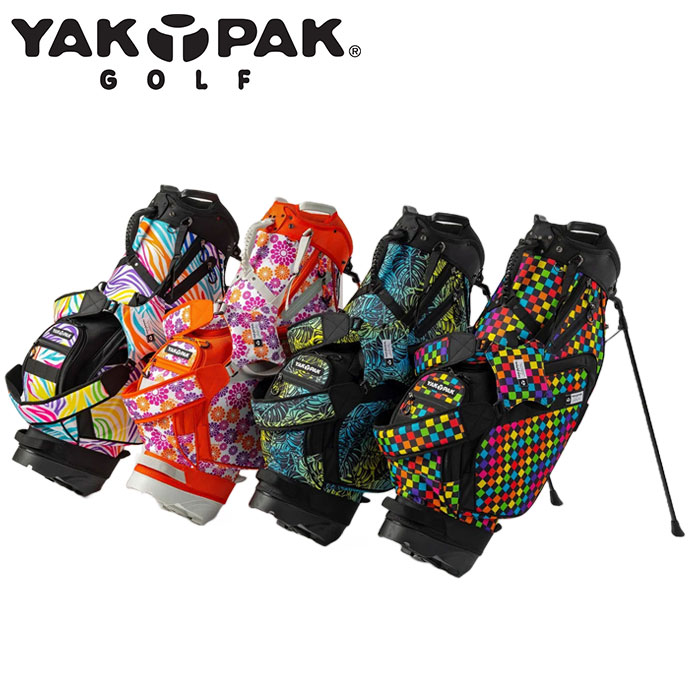 在庫処分 YAKPAK キャディバッグ 9型 スタンドバッグ YP-001 スタンド