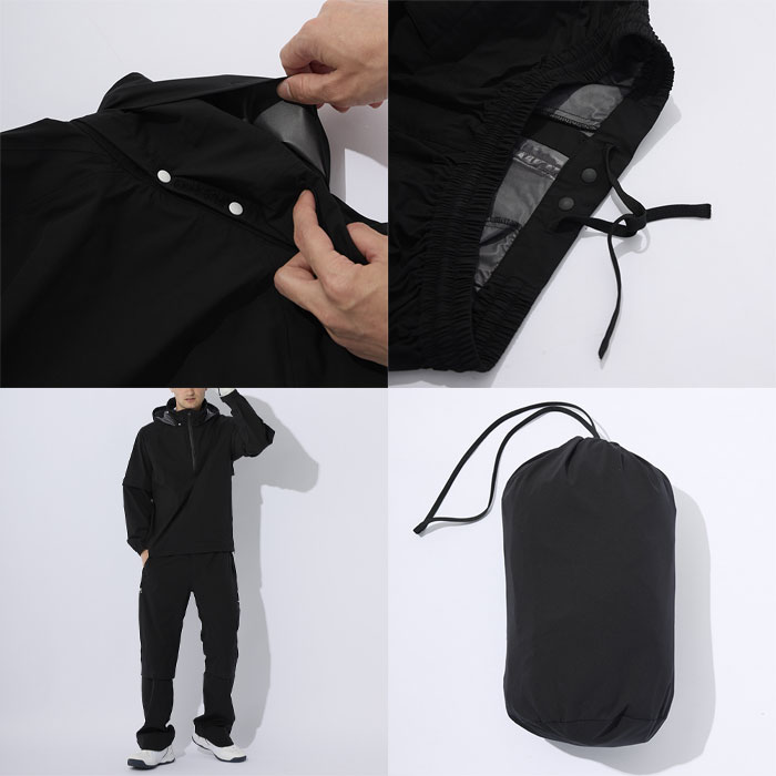 FILA（フィラ） ゴルフ レインウェア 上下セット（ジャケット パンツ