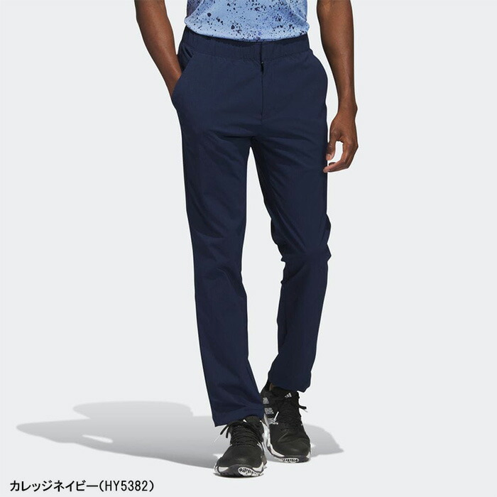 23840　アディダス　メンズ　ゴルフ　パンツ　黒　Ｗ76 adidas パンツ WIND. RDY EX-Stretch active 撥水 UVケア付き