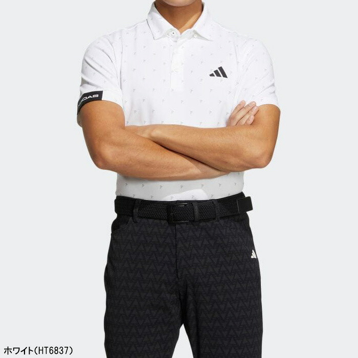adidas golf アディダス ドット柄 グラデーション ポロシャツ ゴルフ