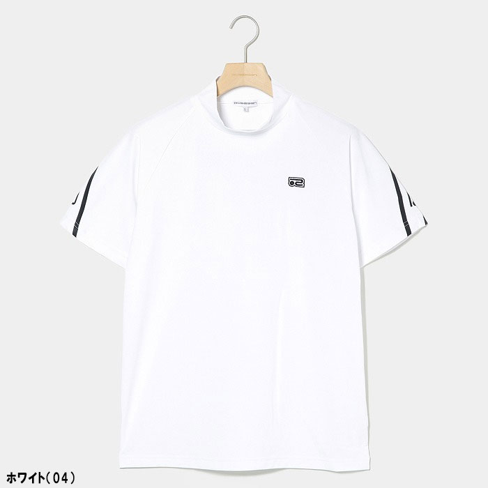 ロサーセン A-Line モックネック ロゴ Tシャツ 047-28442 ゴルフウェア