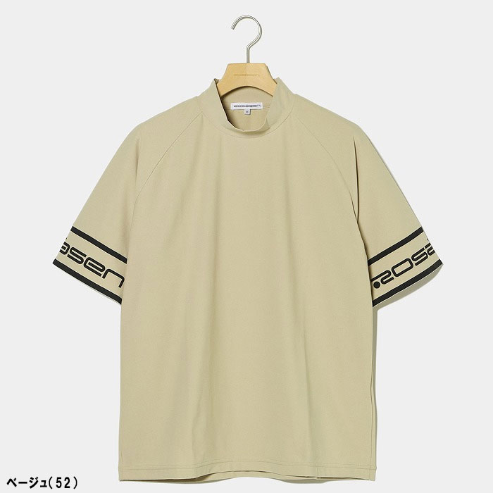 ロサーセン A-Line モックネック ロゴ Tシャツ 047-28443 ゴルフウェア｜puresuto｜03