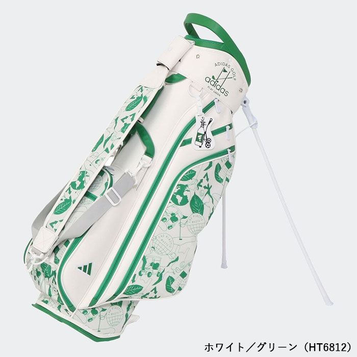 adidas アディダス ゴルフ 8.5型 PLAY GREEN キャディバッグ
