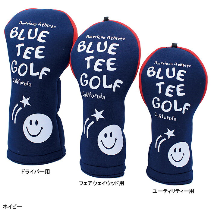 (未使用･未開封品)　ブルーティーゴルフ BLUE TEE GOLF California  ヘッドカバー各種 (オレンジ UT) bt0tq1u 楽天市場】BLUE TEE GOLF California 【ストレッチ スマイル