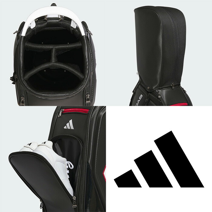 アディダス　キャディバッグ　9.5 アディダス 軽量 スポーツキャディバッグ IKK90 8.5型 47インチ対応