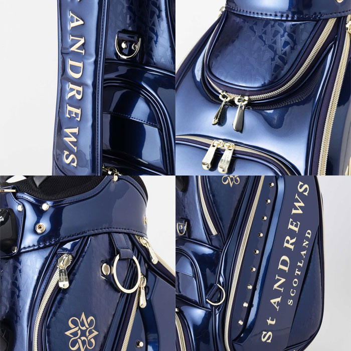 St ANDREWS セントアンドリュース 9.5型 キャディバッグ STAロゴ