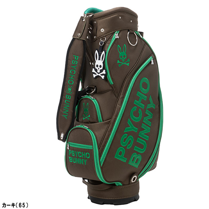 サイコバニー BLOCK PB 9.0型 キャディバッグ PBMG3FC4 Psycho Bunny（サイコバニー） BLOCK PB 9.0型 キャディバッグ