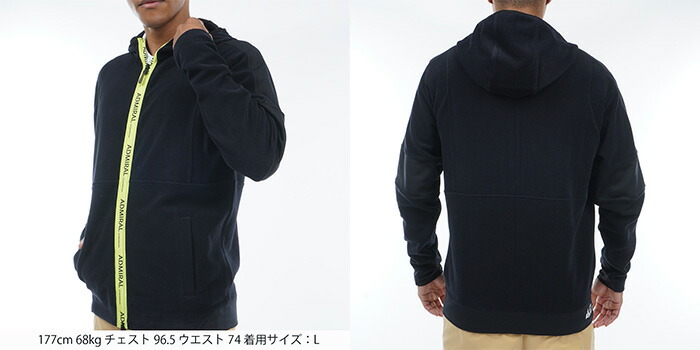 Admiral Golf（アドミラルゴルフ） アドミラル ゴルフ 長袖 フルジップ