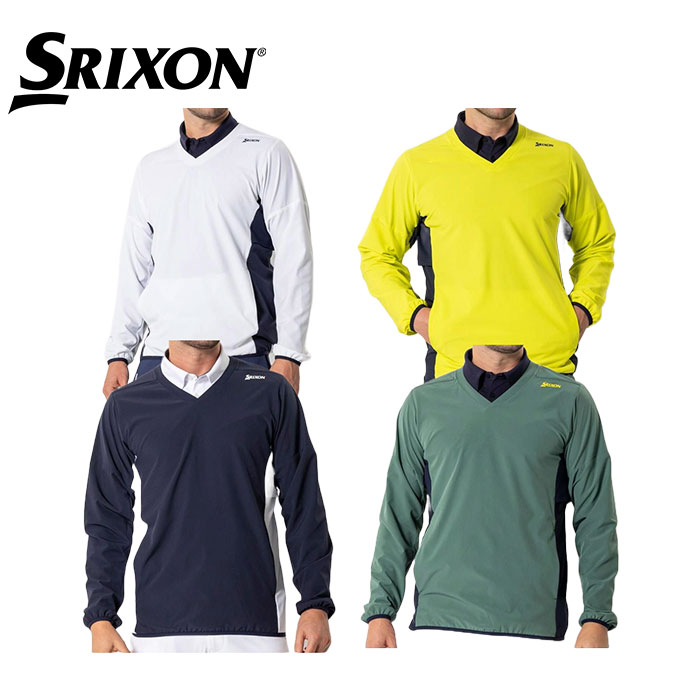 SRIXON スリクソン ゴルフ ストレッチプルオーバー 後脇ファスナー着脱