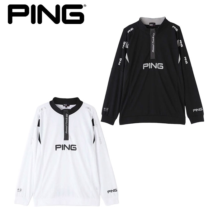 PING（ピン） ゴルフ アドエルム ニュージャージ 長袖 ハーフジップ