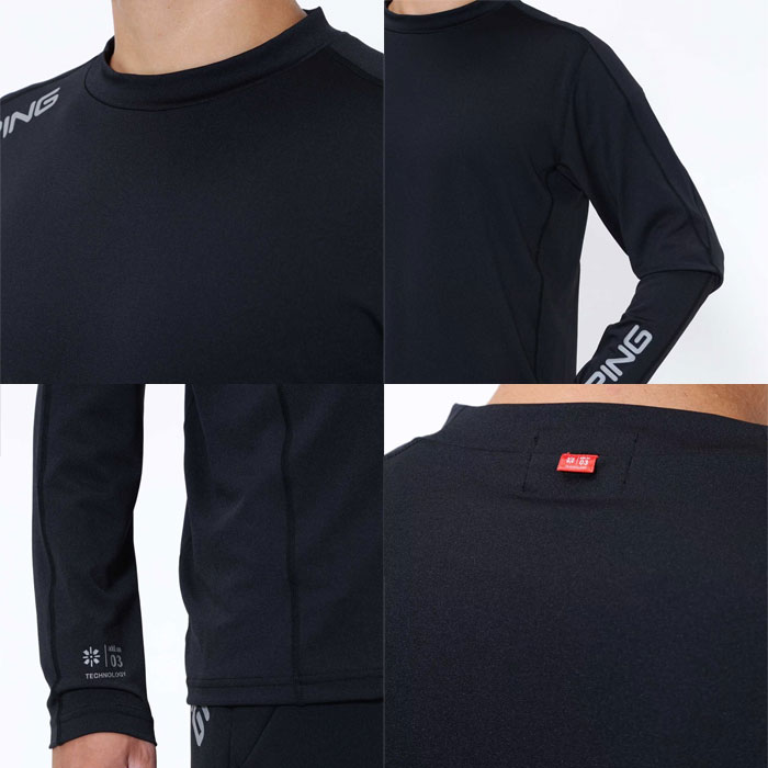 PING（ピン） 在庫処分 ゴルフ アドエルム ストレッチニット クルー