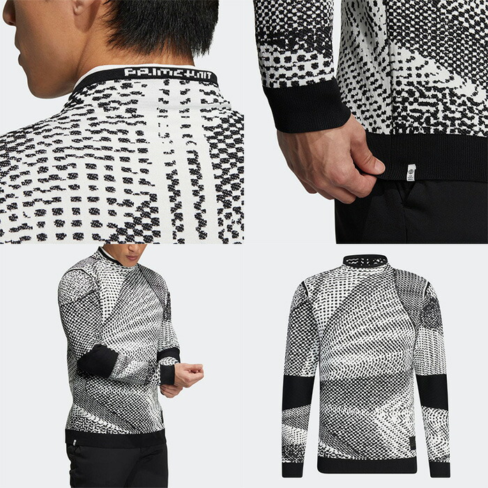 PRIMEKNITセットアップ アディダスゴルフ アディダス ゴルフ 長袖 クルーネックセーター メンズ CC001 PRIMEKNIT