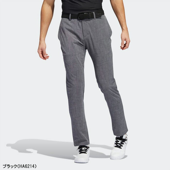 adidas - 【adidas/アディダス】GOLF クロスハッチ テーパードロングパンツ・82 adidas - 【adidas/アディダス】GOLF クロスハッチ テーパード