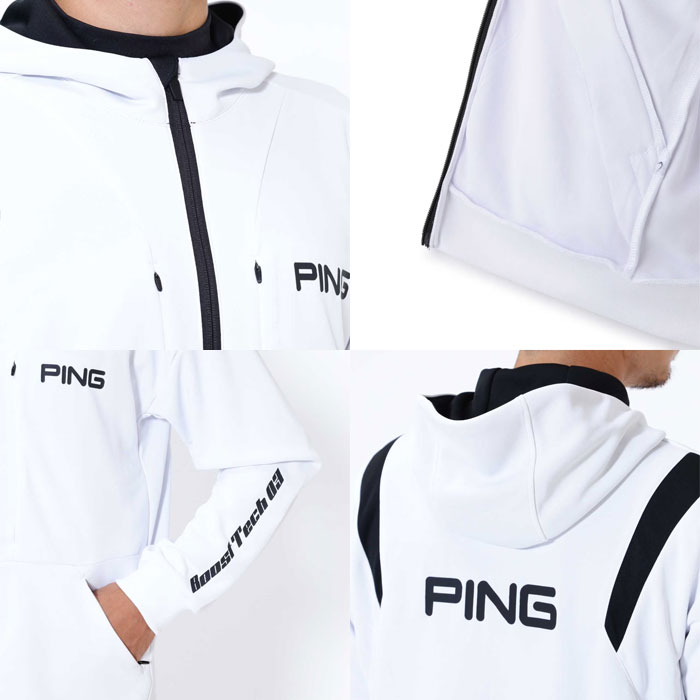 PING（ピン） ゴルフ アドエルム コンパクトニット フルジップ