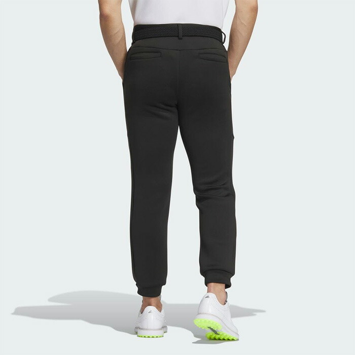 【アディダスゴルフ】2023年ダンボールニット サイドロゴネーム ゴルフパンツM adidas パンツ ダンボールニット UVケア付き ジョガーパンツ