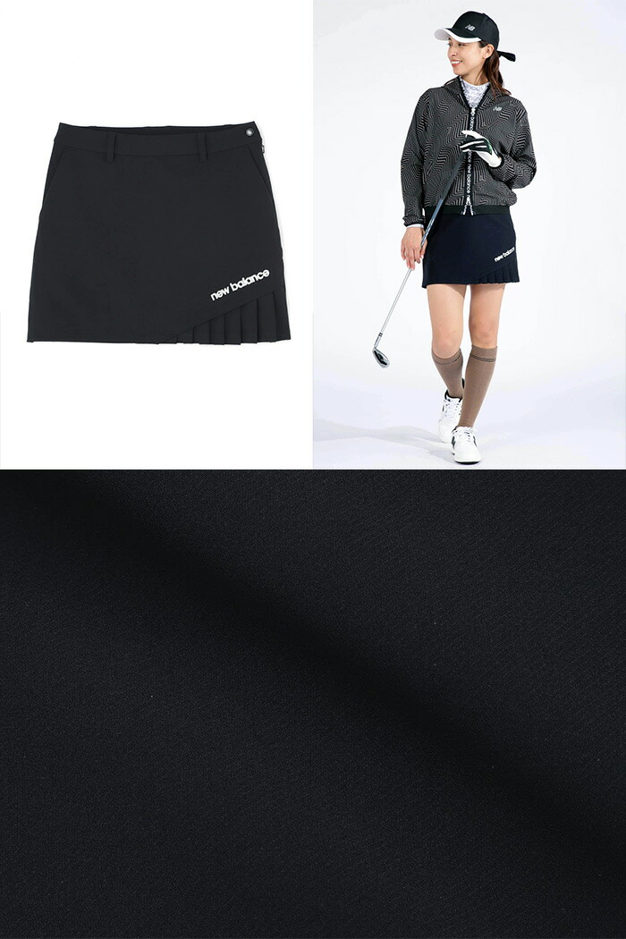 【限定値下げ】NEW BALANCE GOLF ロゴスカート ニューバランスゴルフ スカート 白 カラフルロゴ刺しゅう