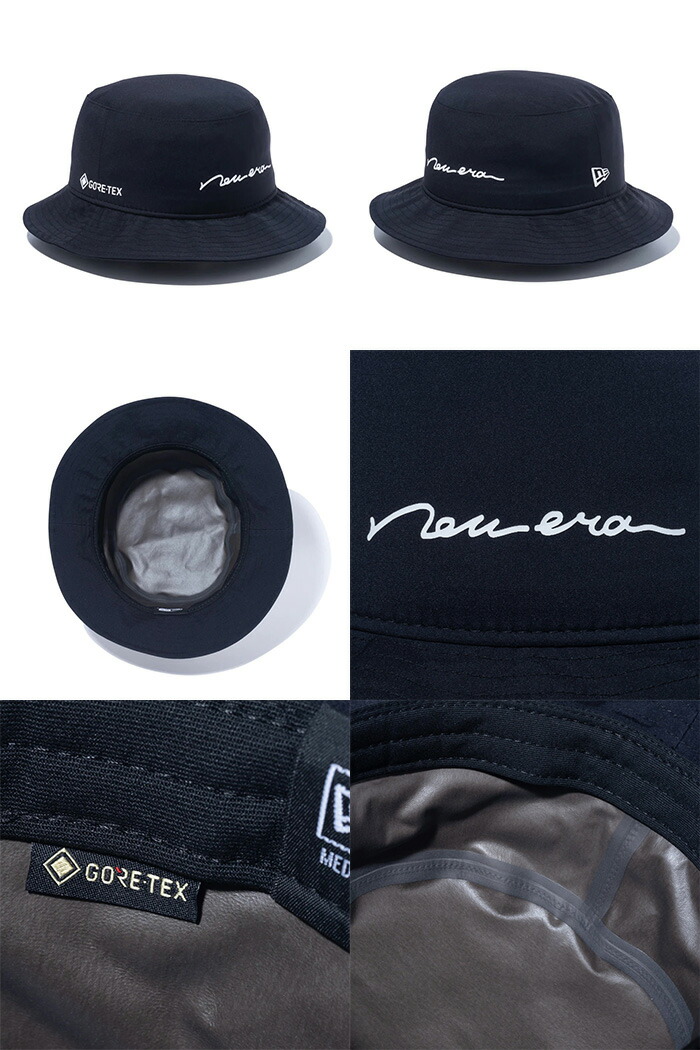新品未使用 バケット01 GORE-TEX PACLITE スクリプトロゴゴルフ Bucket（NEW ERA） ニューエラ ゴルフ ハット バケット01 GORE