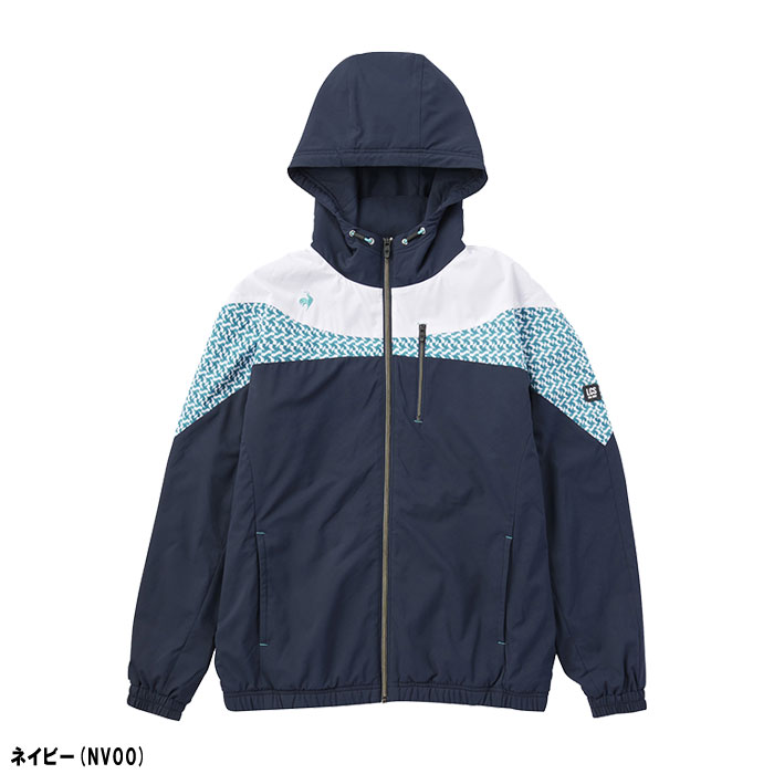 ルコックスポルティフ(lecoqsportif)ゴルフウェア アウター 防風 ストレッチフォーサー フード付き起毛裏地ブルゾン… le coq sportif GOLF（ルコックスポルティフ ゴルフ） ルコック