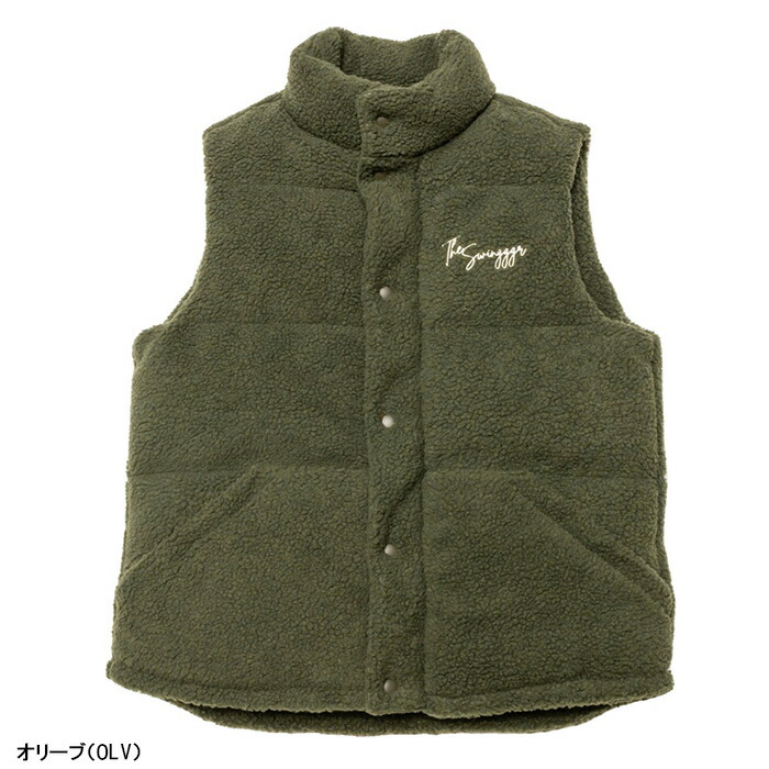 ザ スウィンガー フルジップ シープ ボア ベスト メンズ 23AW-SWG