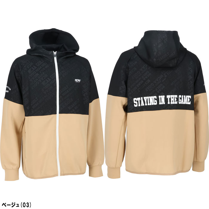 NCAA NCAA GOLF ダンボールニット フルジップ スウェット パーカー