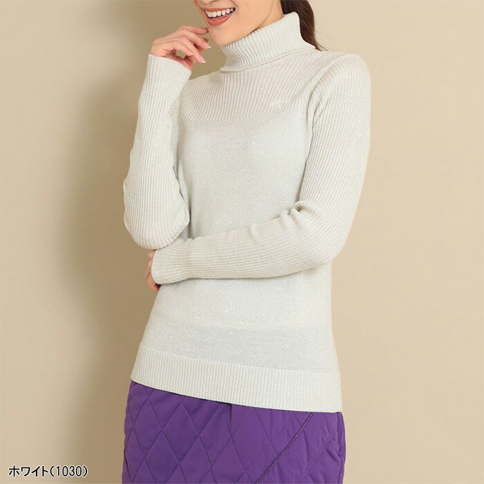 Callaway（キャロウェイ） レディース 長袖 タートルネック リブ