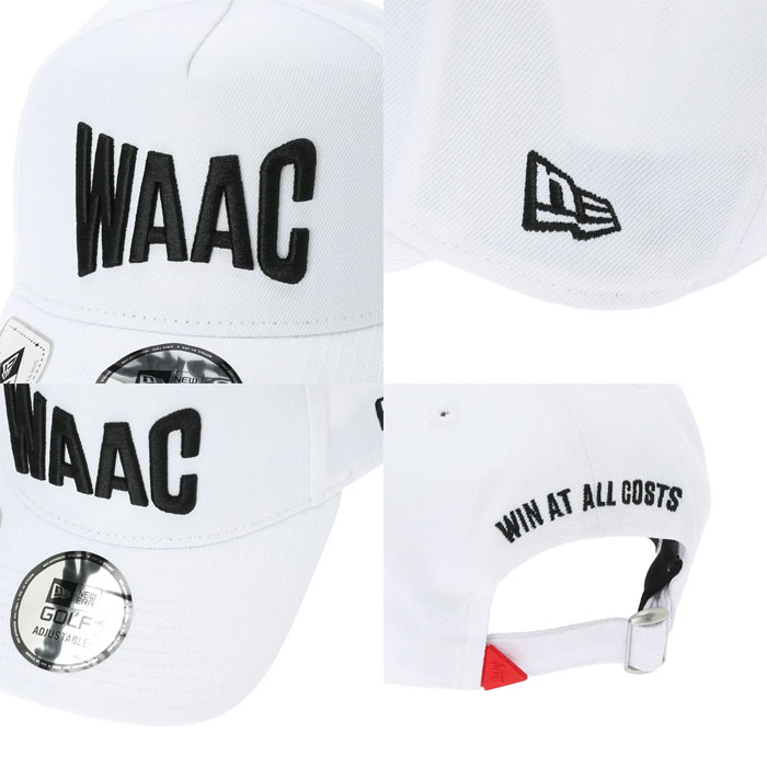 【新品未使用】NewEra WAAC コラボ　ホワイト キャップ マーカー付 WAAC ワック マーカー付き キャップ 072234830 帽子 NEW ERA コラボ