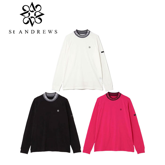 St ANDREWS セントアンドリュース ベア天竺 長袖 ハイネック